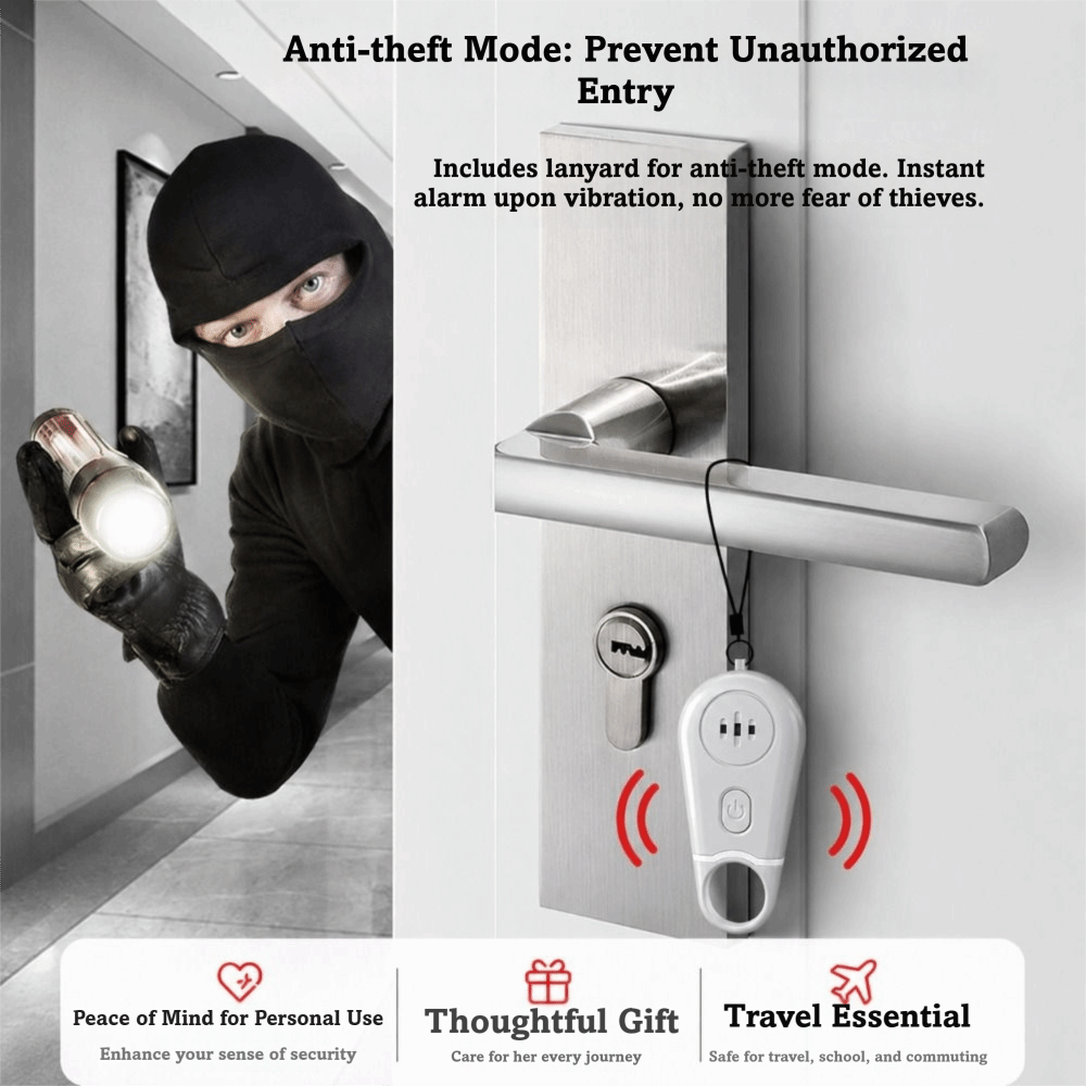 Personal Alarm Keychain - جهاز إنذار شخصي محمول للسلامة مع