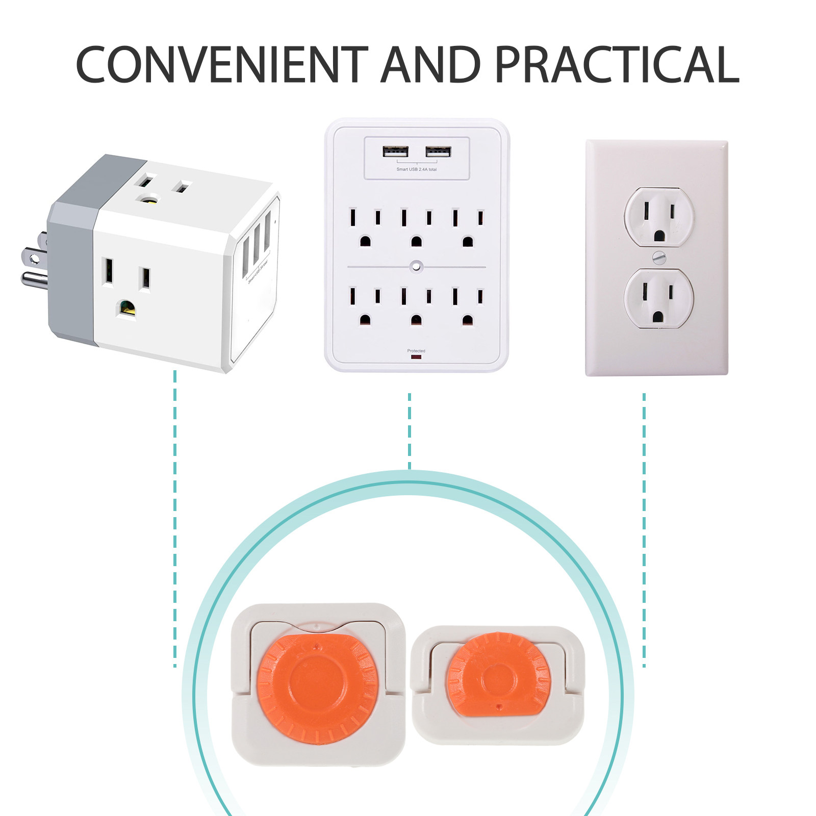 24 قطعة من أغطية المقابس البرت - مراجعة Outlet Cover Baby وسعره