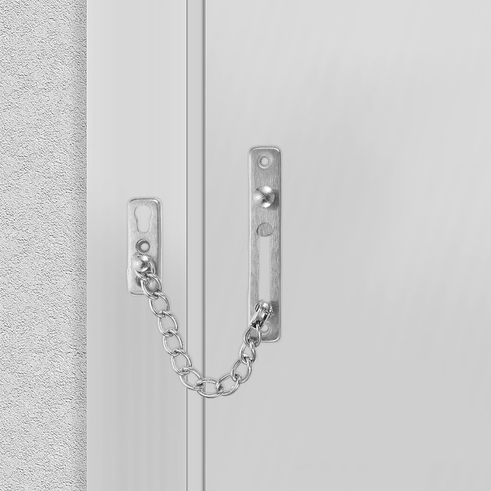 قطعتان من قفل الباب بالسلسلة م - مراجعة Security Chain Door وسعره