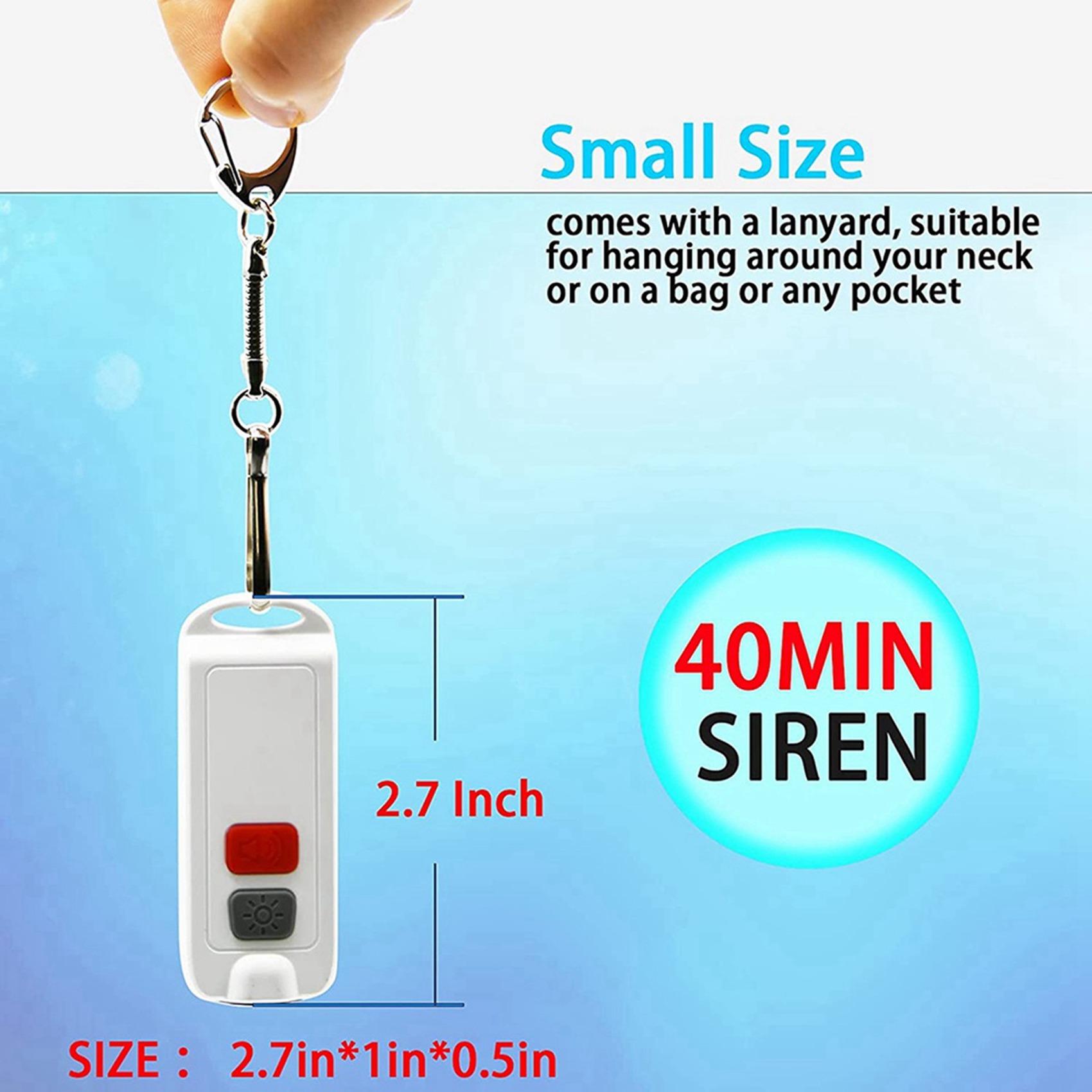 جهاز إنذار شخصي FULL-2X، إنذار - مراجعة Personal Alarm Keychain وسعره