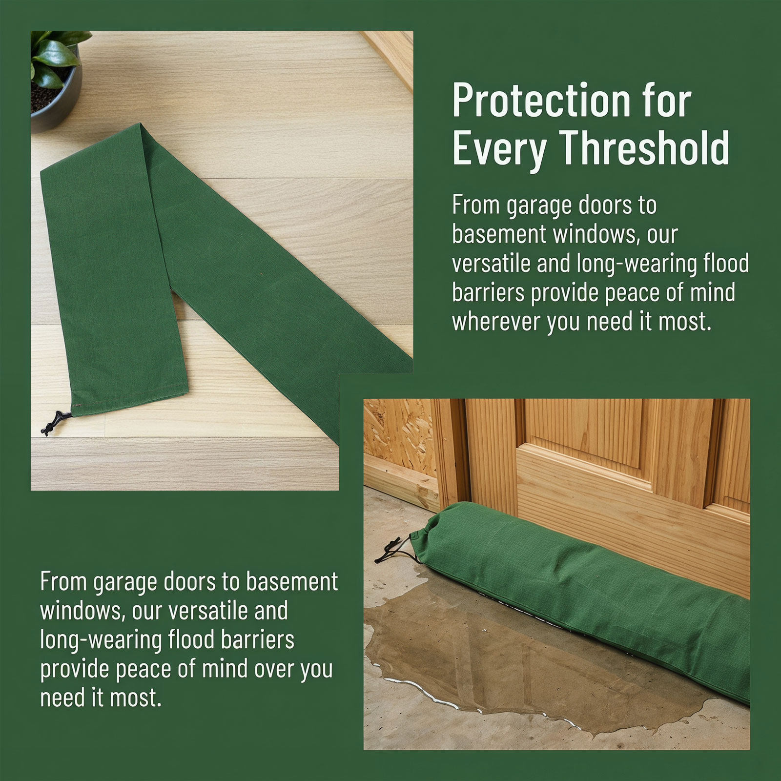 3 قطع من أكياس الرمل القابلة ل - مراجعة Flood Barrier Bag وسعره