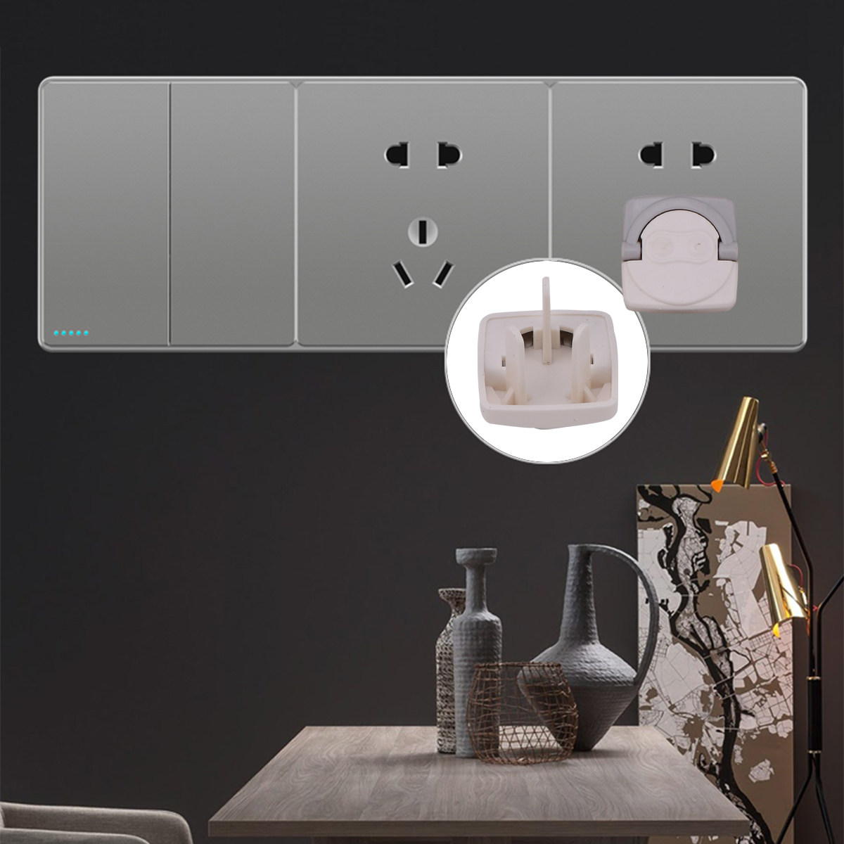 24 قطعة من أغطية حماية المقابس - مراجعة Outlet Cover Baby وسعره