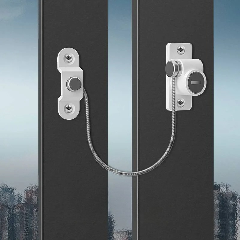 نافذة الباب مقيد الطفل أطفال ا - مراجعة Security Chain Door وسعره
