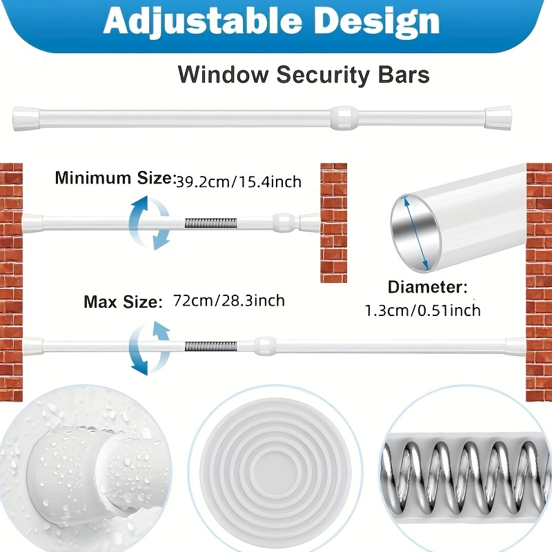 قضيب أمان قابل للتعديل من المع - مراجعة Window Lock Bar وسعره
